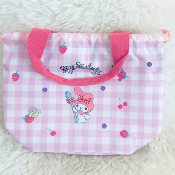 Sanrio My Melody Lunch Bag with Drawstring - Picture 4 of 8
